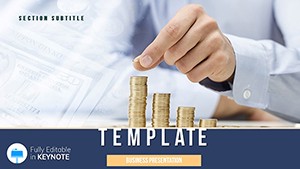 Learn collect money and save Keynote Presentation Template