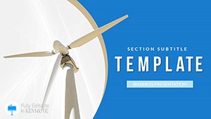 Renewable Energy Windmill Keynote Presentation Templates