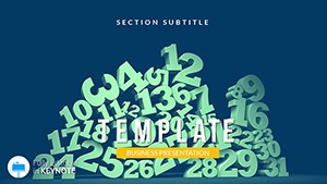 Solve Math Equations with Style Keynote Presentation Template Download