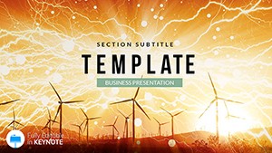 Wind Turbine Renewable Energy Keynote Themes and Template