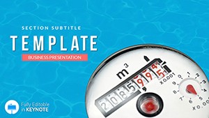 Water Flow Counter Keynote templates