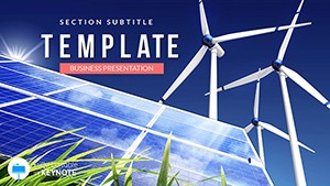 Natural renewable energy Keynote template