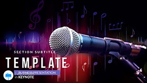 Audio recording software Keynote templates