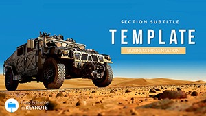 Military Hummer Keynote templates