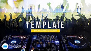 DJ mixer Keynote templates