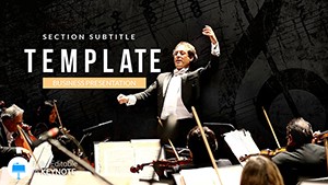Conductor Classical Music Keynote Template: Design Presentation