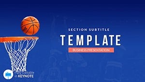 NBA basketball Keynote template Presentation