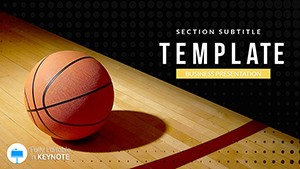 Play basketball Keynote template