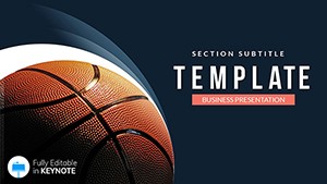 Basketball Sports Game Keynote Template: Presentation