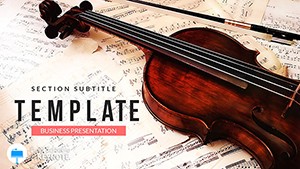 Music Lessons Keynote templates