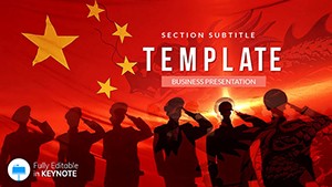 Army Armed Forces China Keynote Templates