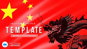 China Flag Keynote Template: Presentation