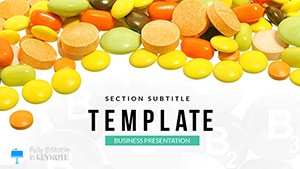 Vitamin - Mineral Supplements Keynote template