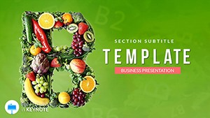 Vitamin B - Tablets Keynote Template | Professional Presentation Designs