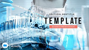 Science Experiments Keynote template - Presentation