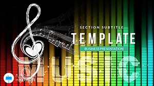 Romantic Song Lyrics Keynote template