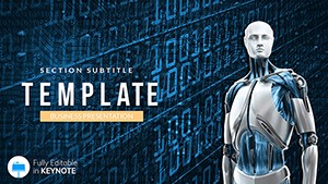 AI Robot Technology Keynote template for Presentation