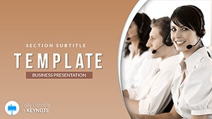 Business Telephone Service Keynote template