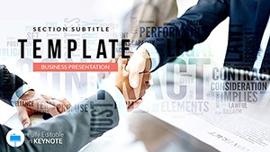 Download Contract Keynote Template Presentation