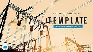 Electric Towers Keynote Template Presentation