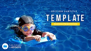 Swimming lessons Keynote Templates