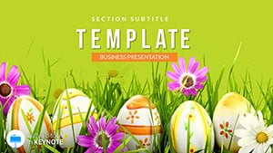 Easter eggs Keynote Templates