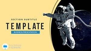 NASA astronaut Keynote Templates