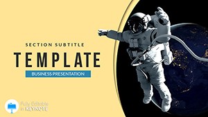 NASA Astronaut Keynote Template: Design Presentation