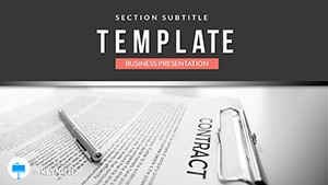 Contract Law Keynote Templates