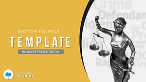 Constitutional, Civil Law Keynote Template