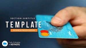Visa Debit Card Keynote Template