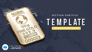 Global Gold - Price Keynote templates