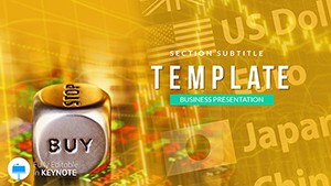 Stock Market Keynote templates - themes