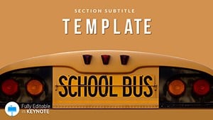 School Bus Keynote templates - themes