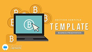 Bitcoin Trading Platform Keynote Template - Presentation Themes