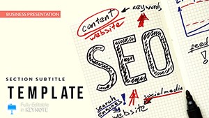 SEO Marketing Keynote templates