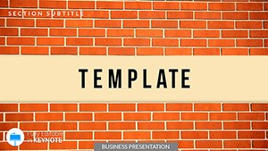 Building Bricks Keynote templates Presentation