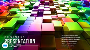 Cub Space Volumetric Keynote template Presentation