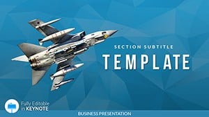 Military Aircraft Keynote template Presentation