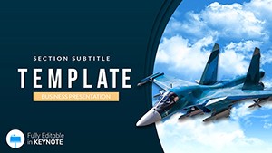 Combat Plane Keynote template Presentation