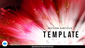 Burning Petals Keynote templates