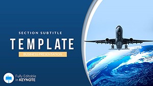 Plane Tickets Keynote templates, background for Presentation