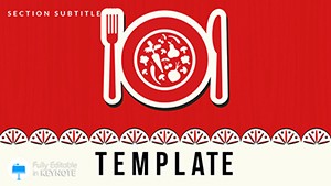 Cooking Recipes Keynote templates