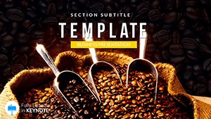 Coffee Shops Keynote template Presentation