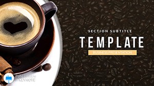 Hot Black Coffee Keynote Template - Themes