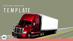 Transportation of goods Keynote Template - Themes