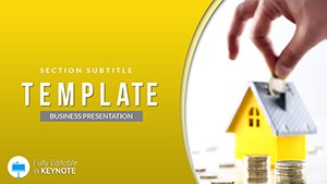 How to Save Money for a House :  Keynote Template