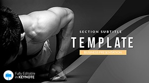 Push-ups from the floor: technique Keynote Template