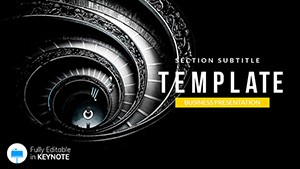Spiral Stairs Keynote Templates - Themes