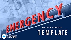 Emergency Keynote Templates Presentation